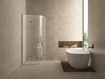 kwartrond met draaideuren