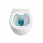 aloni eco wandcloset 49cm diep + zitting softclose rimfree kleur glans wit