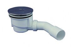 douchebaksifon 90mm kleur chroom