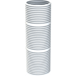 cox geelen flexibele rookgasbuis 600mm rol a 80 meter