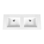 crea solid wastafel 1200x455mm kleur mat wit