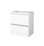 basic line badmeubel 800x390mm greeploos acryl wastafel