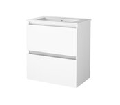 basic line badmeubel 800x390mm greeploos  wastafel porselein