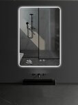 crea spiegel 600x800mm met verdekte led verlichting en anti condens