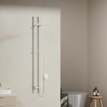 BELRAD ELEKTRISCHE STAAFHANDDOEKDROGER - DUBBEL - MET DIGITALE, PROGRAMEERBARE THERMOSTAAT - 120W - &Oslash;2,MM - 1500X168X127MM