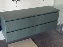 arcqua ridge badmeubel 120x46cm met topdeck kleur highland green