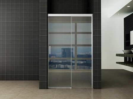 schuifdeur softclose 2.0 maat 1400x2000mm 8mm helder nano glas