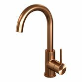 brauer copper edition hoge opbouw wastafelmengkraan met ronde uitloop