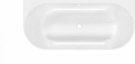 xenz noud acryl half vrijstaand ligbad maat 1800x800x600mm