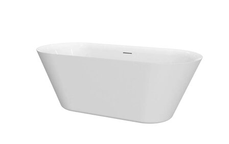 xenz sem acryl vrijstaand ligbad 1680x750x600mm kleur glans wit