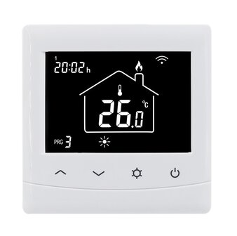 optima w thermostaat kleur wit