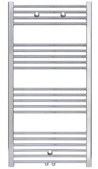 blr handdoekradiator  maat 1700x600mm (641w) met middenaansluiting kleur chroom