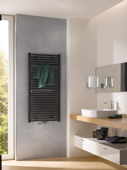 hsk line plus handdoekradiator maat 1775x500mm kleur grafiet zwart (667watt)