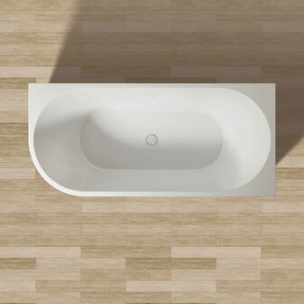 creavit back to wall ligbad maat 1700x780x580mm kleur glans wit