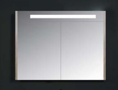 basic line spiegelkast premium 500x740x140mm met led verlichting