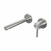 brauer  brushed edition inbouw wastafelkraan met rechte uitloop
