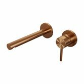 brauer  copper edition inbouw wastafelkraan met rechte uitloop