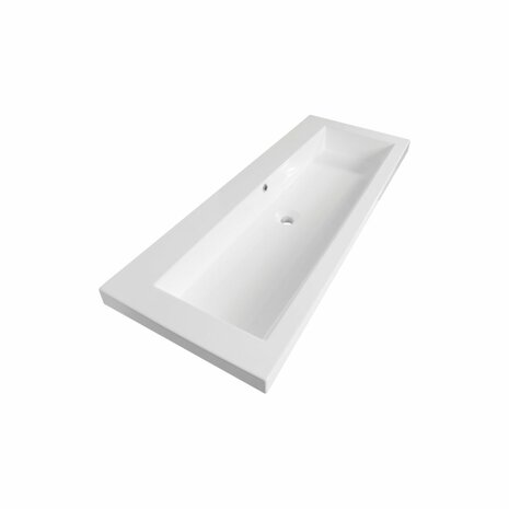 meubel wastafel 1196x457x50mm zonder kraangat kleur wit
