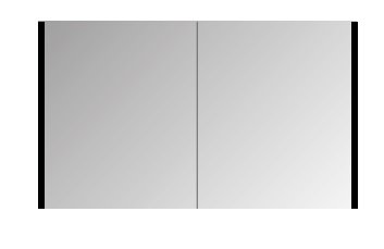 proline comfort spiegelkast maat 600x600x140mm