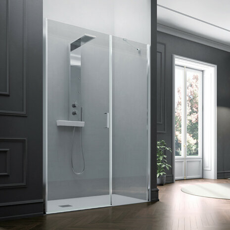 samo polaris swingdeur met vast paneel 1110-1150x1950mm