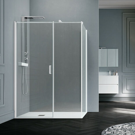 samo polaris swingdeur met vast paneel 1110-1150x1950mm