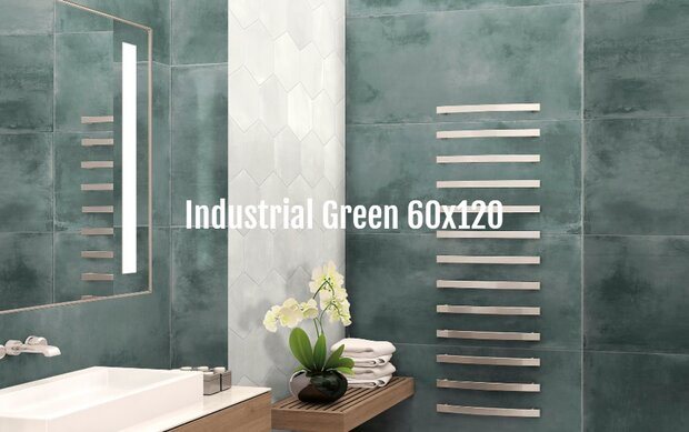 industrial green 300x600mm prijs per m2