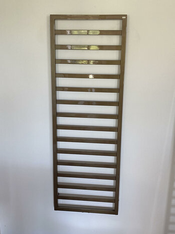 enix billo handdoekradiator maat 1530x530mm kleur brons metalic (561watt)