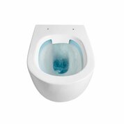 aloni eco wandcloset 49cm diep + zitting softclose rimfree kleur glans wit