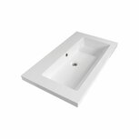 meubel wastafel 808x457x50mm zonder kraangat kleur wit meubel wastafel 808x457x50mm zonder kraangat kleur wit