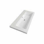 meubel wastafel 996x457x50mm met 1 kraangat kleur wit meubel wastafel 996x457x50mm met 1 kraangat kleur wit