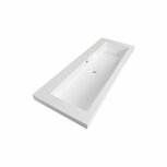 meubel wastafel 1196x457x50mm met 2 kraangaten kleur wit meubel wastafel 1196x457x50mm met 2 kraangaten kleur wit