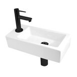 fontein pack mini block links maat 360x180x90mm kleur wit zwart fontein pack mini block links maat 360x180x90mm kleur wit zwart