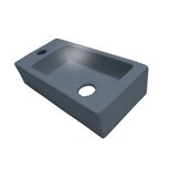 fontein mini block links maat 360x180x90mm kleur antraciet grijs fontein mini block links maat 360x180x90mm kleur antraciet grijs