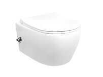 crea wandcloset + bidet Warm + koud water inclusief zitting softclose kleur wit crea wandcloset + bidet Warm + koud water inclusief zitting softclose kleur wit