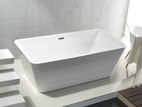 crea vrijstaand ligbad quadra 1800x800mm kleur glans wit crea vrijstaand ligbad quadra 1800x800mm kleur glans wit
