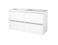 basic line badmeubel 1200x460mm wastafel acryl met 4 laden basic line badmeubel 1200x460mm wastafel acryl met 4 laden