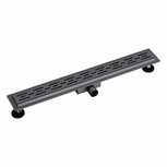 crea douchegoot 600x70x67mm gunmetal crea douchegoot 600x70x67mm gunmetal