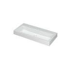 ink momento wastafel 1000x450mm met 1 kraangat kleur wit ink momento wastafel 1000x450mm met 1 kraangat kleur wit