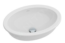 Villeroy & Boch Loop&Friends onderbouw wastafel 485x325mm met overloop kleur wit Villeroy & Boch Loop&Friends onderbouw wastafel 485x325mm met overloop kleur wit