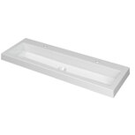 ink dock wastafel 1200x400mm met 2 kraangat kleur glans wit ink dock wastafel 1200x400mm met 2 kraangat kleur glans wit