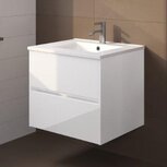 badmeubel rome maat 600x450mm met 1 kraangat kleur wit badmeubel rome maat 600x450mm met 1 kraangat kleur wit